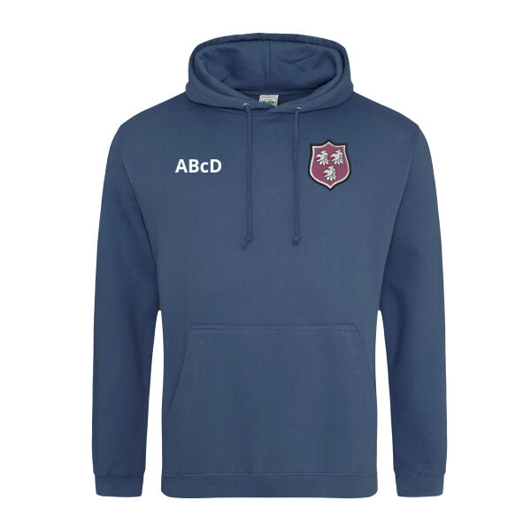 Saintfield High School Leavers Hoodie - Airforce Blue Thumbnail