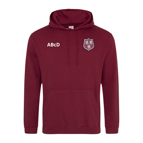 Saintfield High School Leavers Hoodie - Burgundy Thumbnail