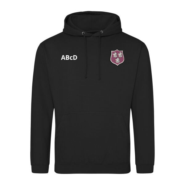 Saintfield High School Leavers Hoodie - Jet Black Thumbnail